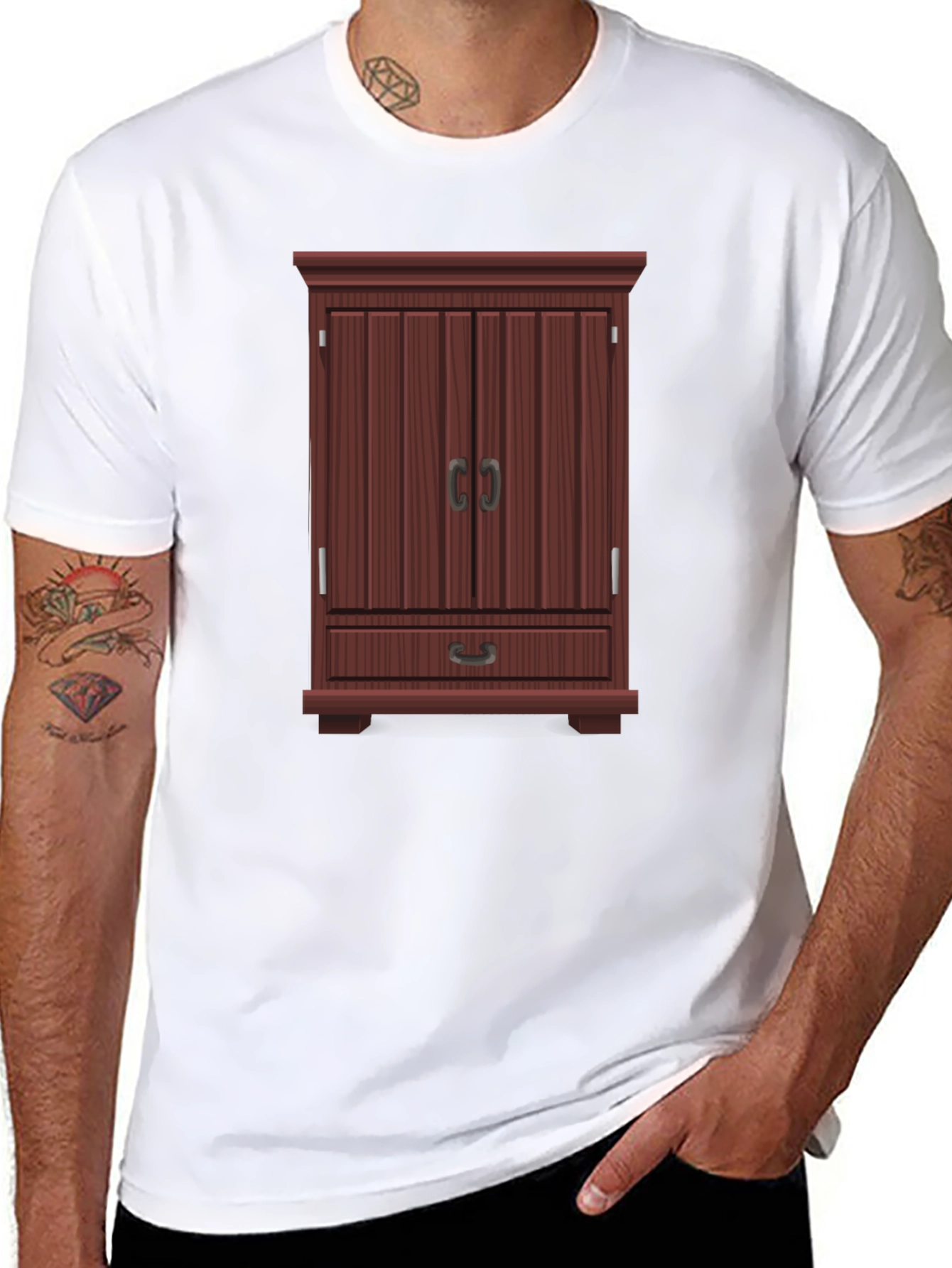 Novelty Wardrobe Graphic Tee - Unique Style