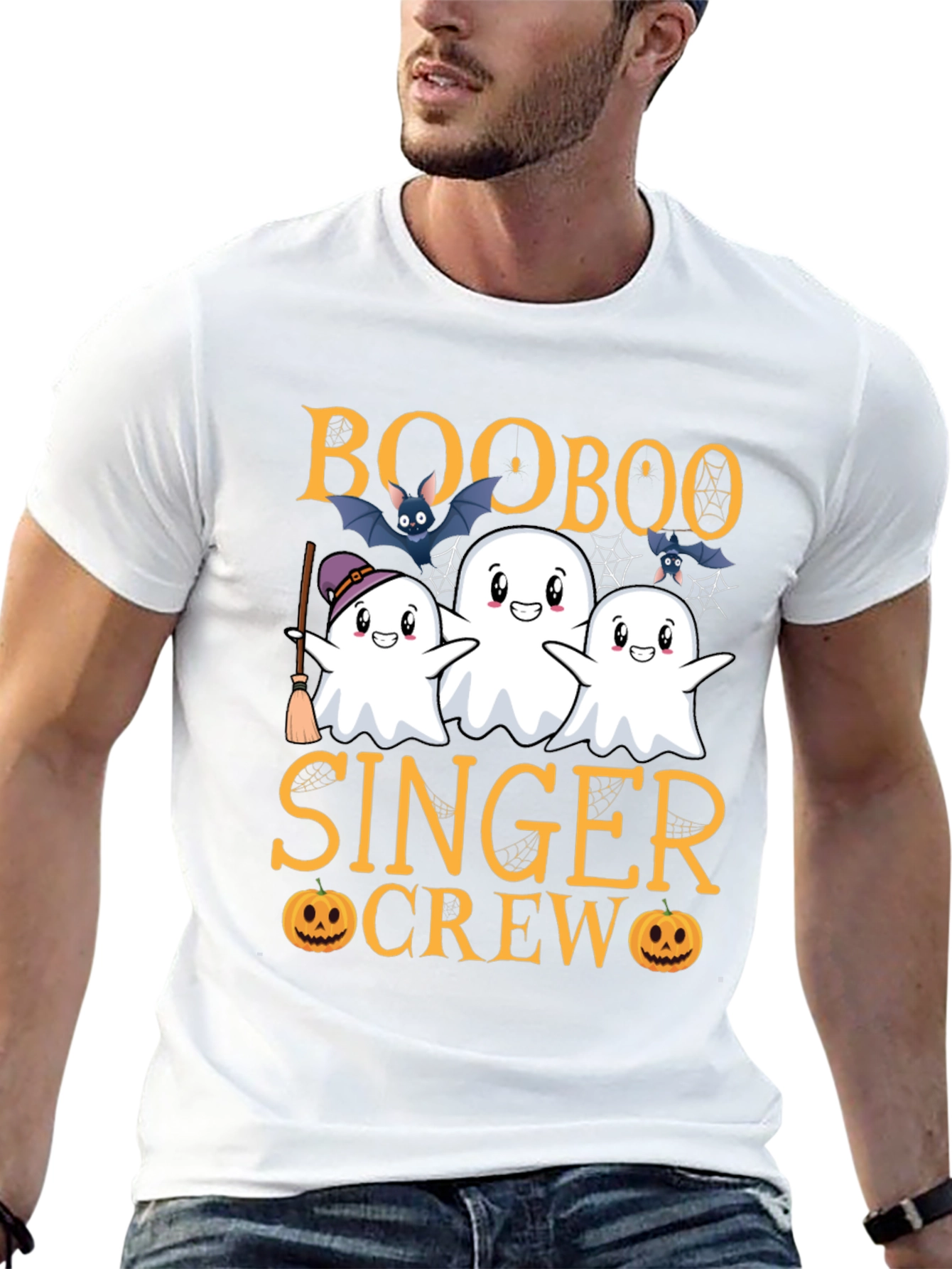 Boo Boo Singer Crew Halloween Graphic Tee