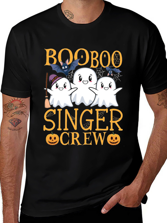 Boo Boo Singer Crew Halloween Graphic Tee