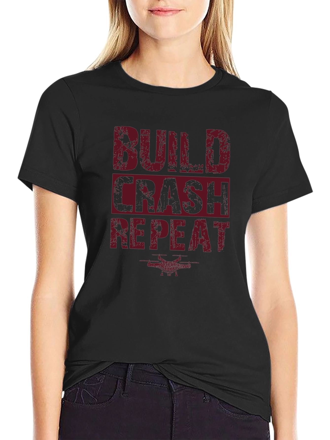 Build Crash Repeat Graphic T-Shirt