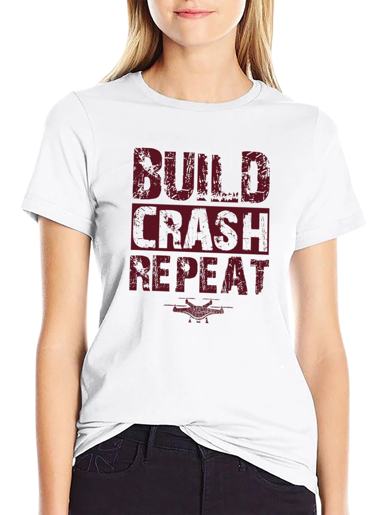 Build Crash Repeat Graphic T-Shirt