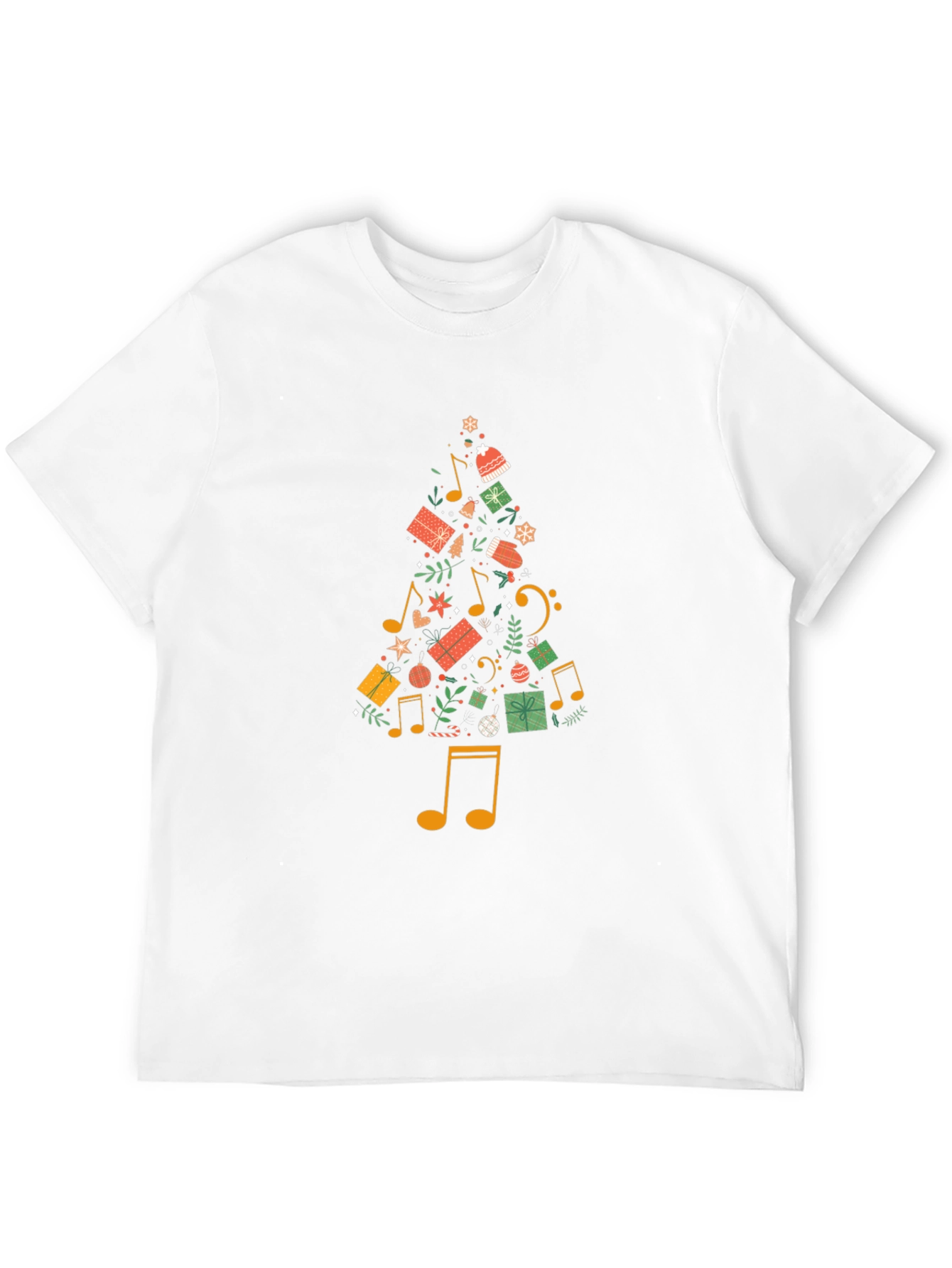 Festive Musical Christmas Tree T-Shirt
