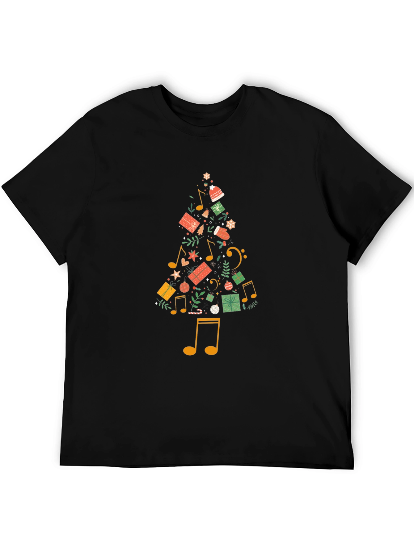Festive Musical Christmas Tree T-Shirt