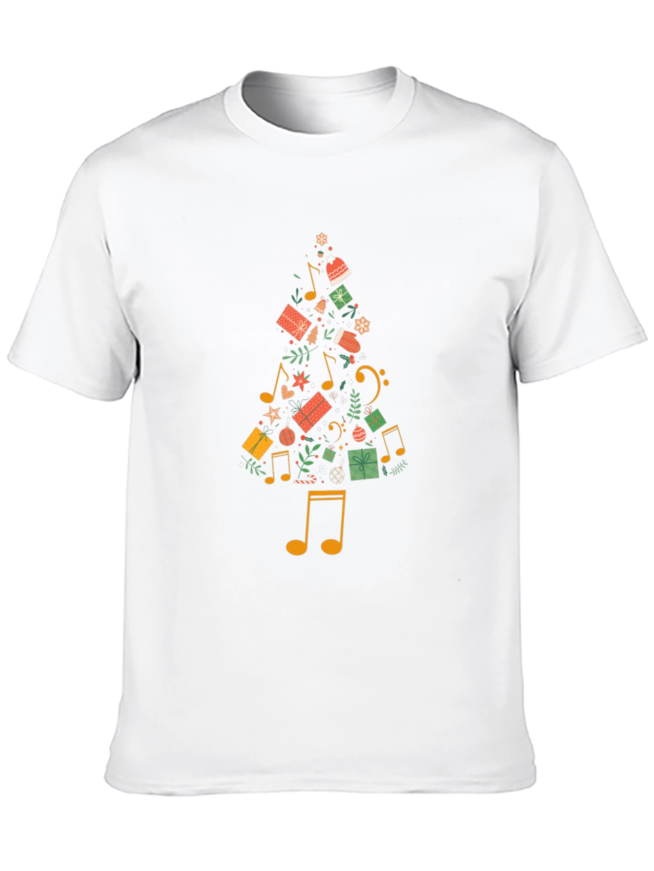 Festive Musical Christmas Tree T-Shirt