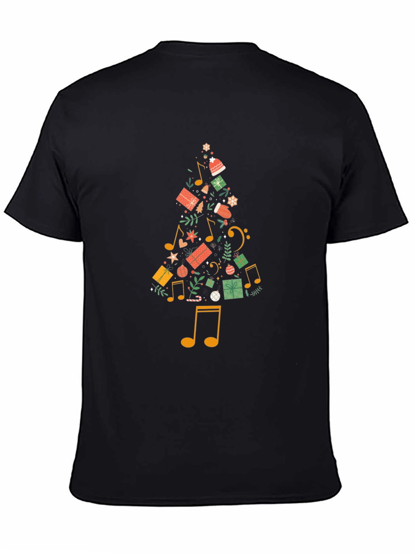 Festive Musical Christmas Tree T-Shirt