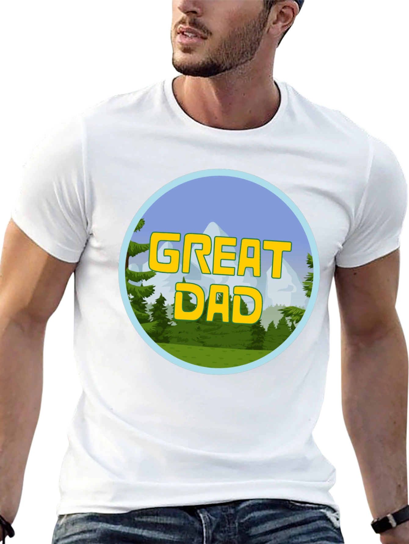 Great Dad T-Shirt - Outdoor Adventure Graphic Tee