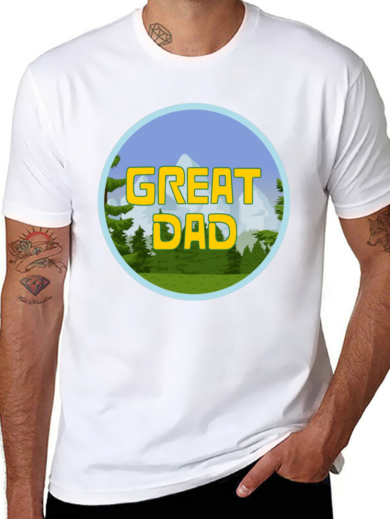 Great Dad T-Shirt - Outdoor Adventure Graphic Tee