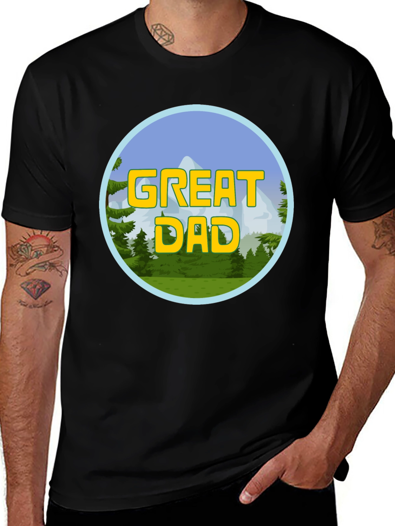 Great Dad T-Shirt - Outdoor Adventure Graphic Tee