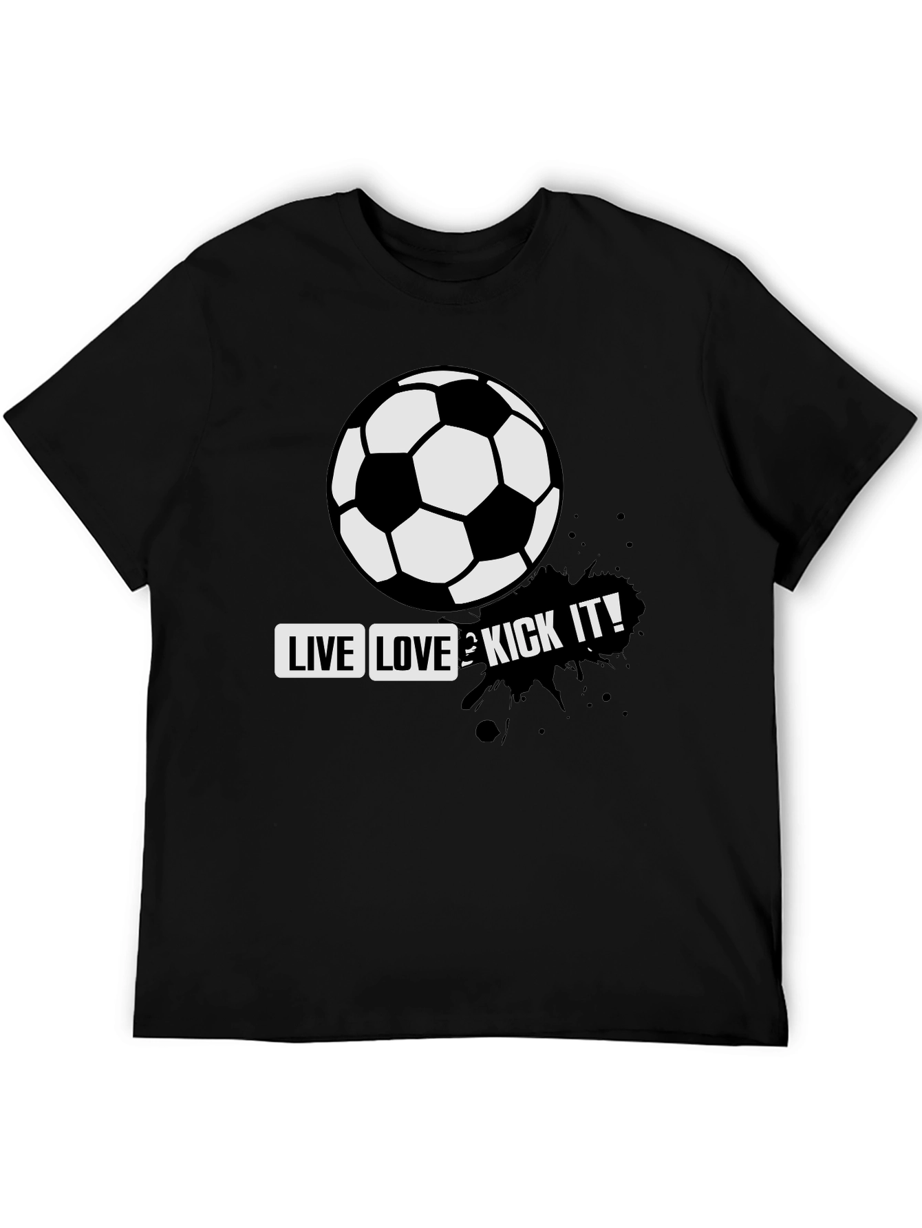 Live Love & Kick It Soccer T-Shirt