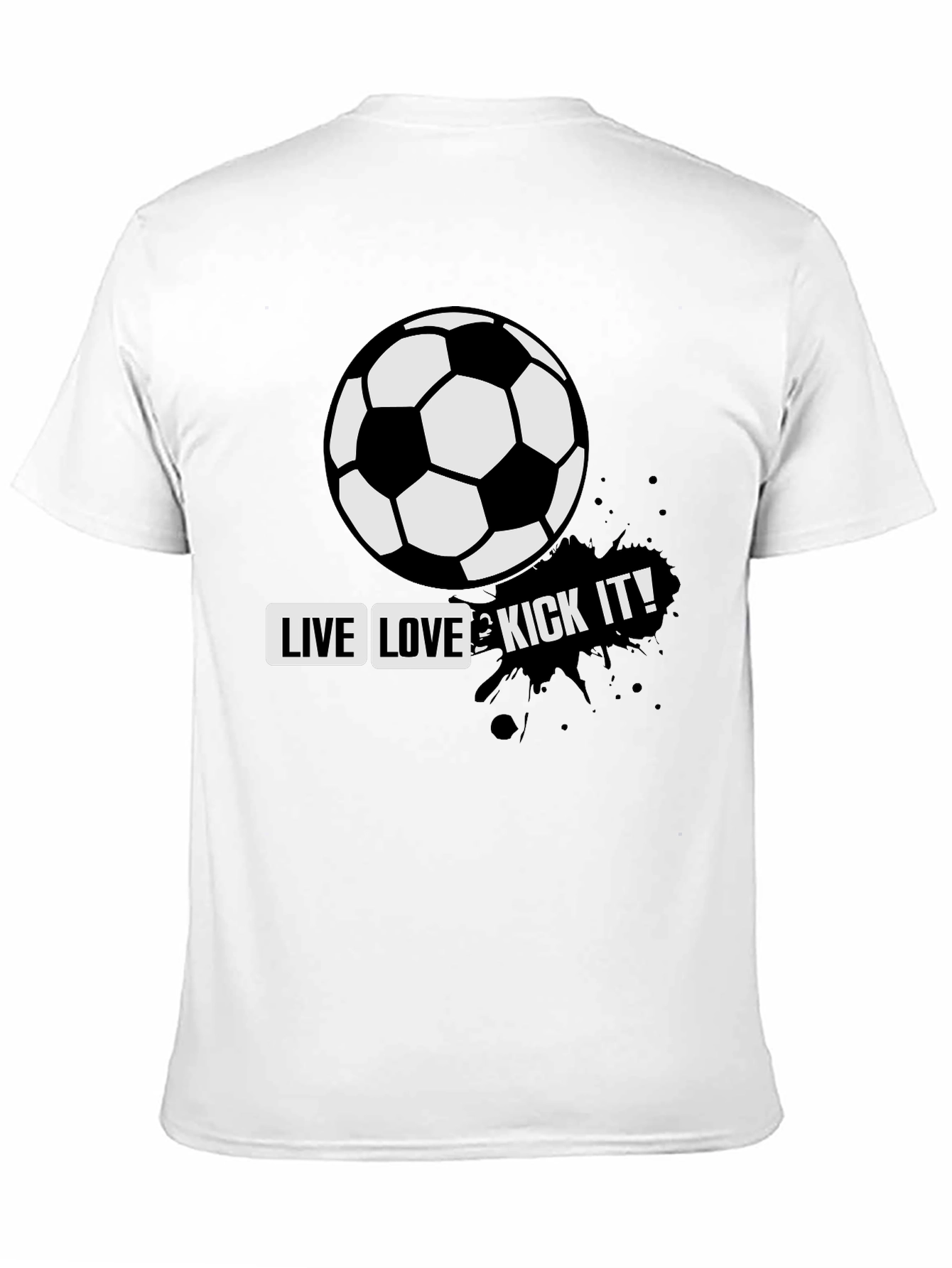 Live Love & Kick It Soccer T-Shirt