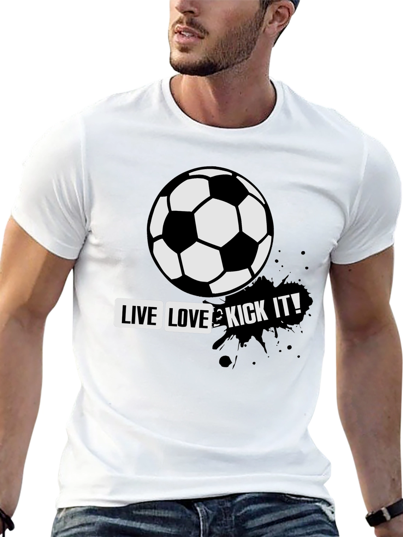 Live Love & Kick It Soccer T-Shirt