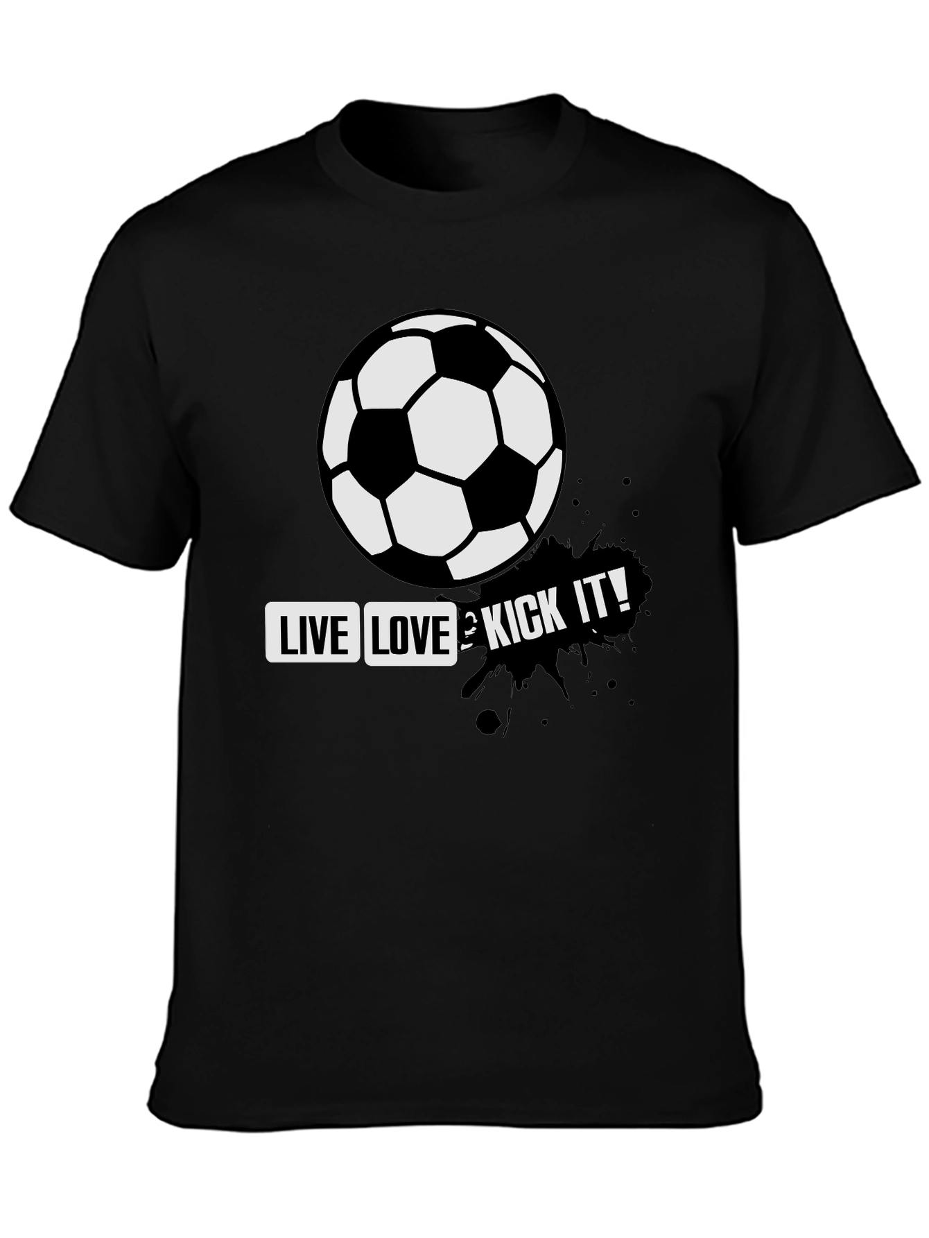 Live Love & Kick It Soccer T-Shirt