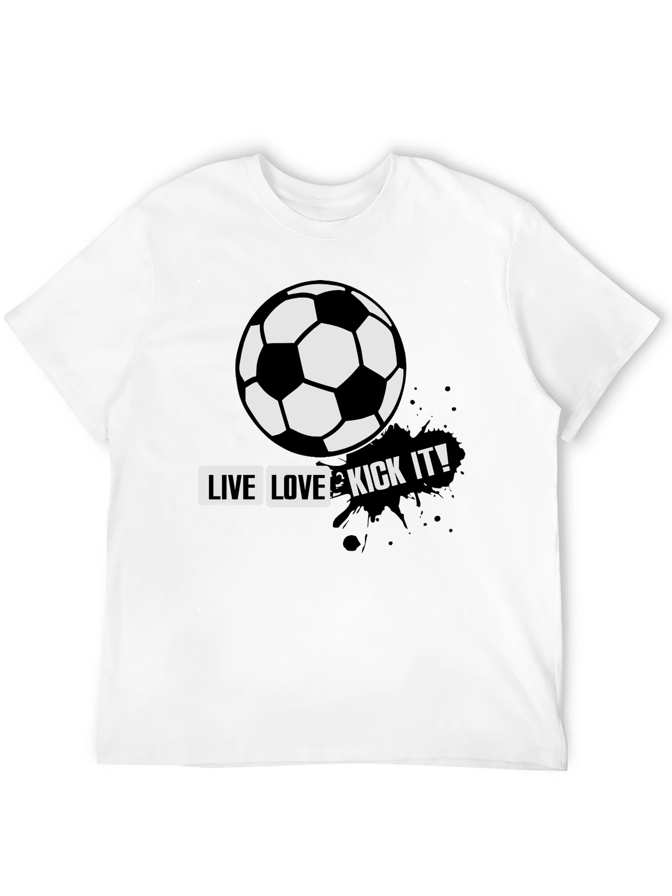 Live Love & Kick It Soccer T-Shirt
