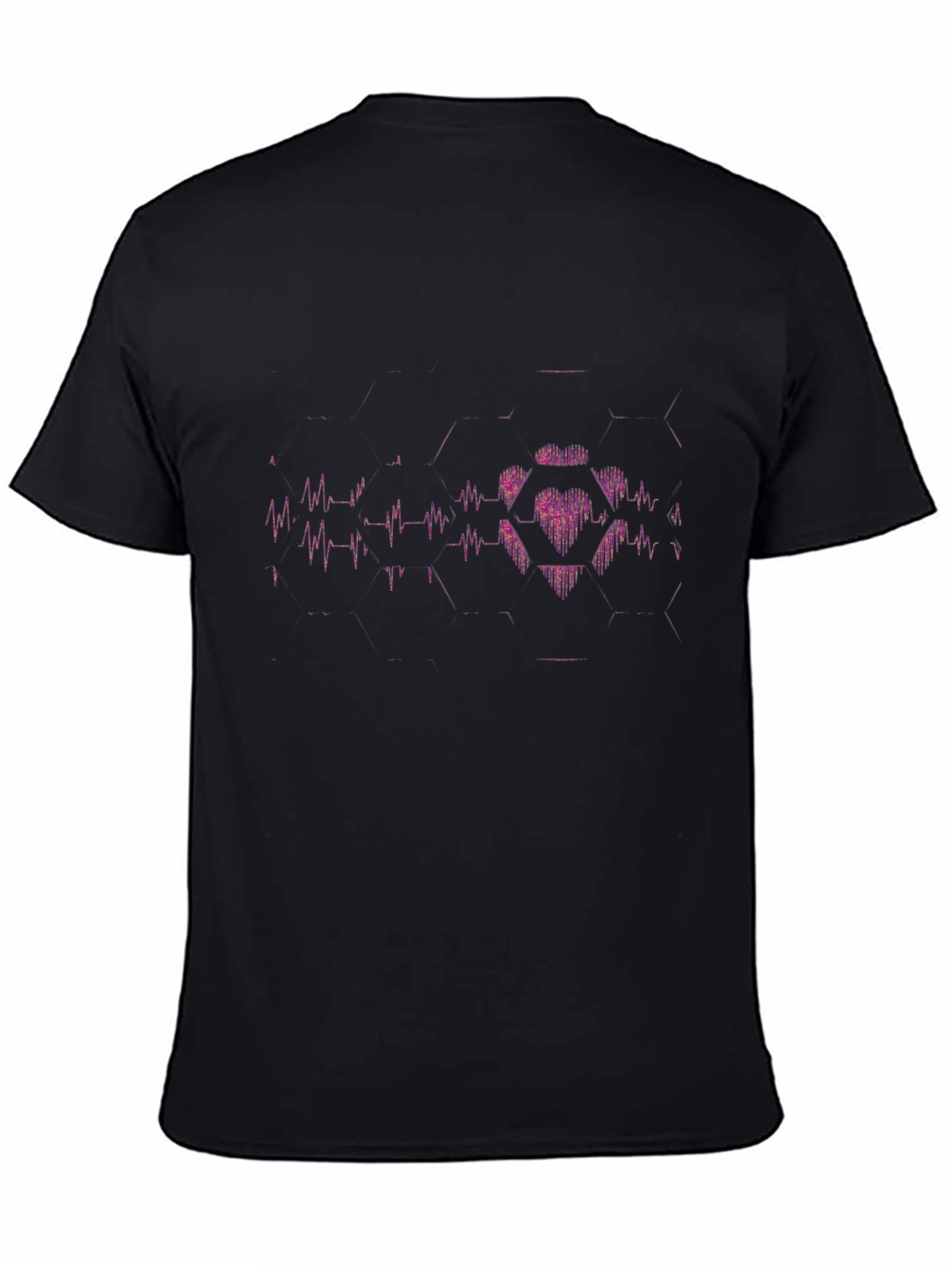 Heartbeat Hexagon Graphic Tee
