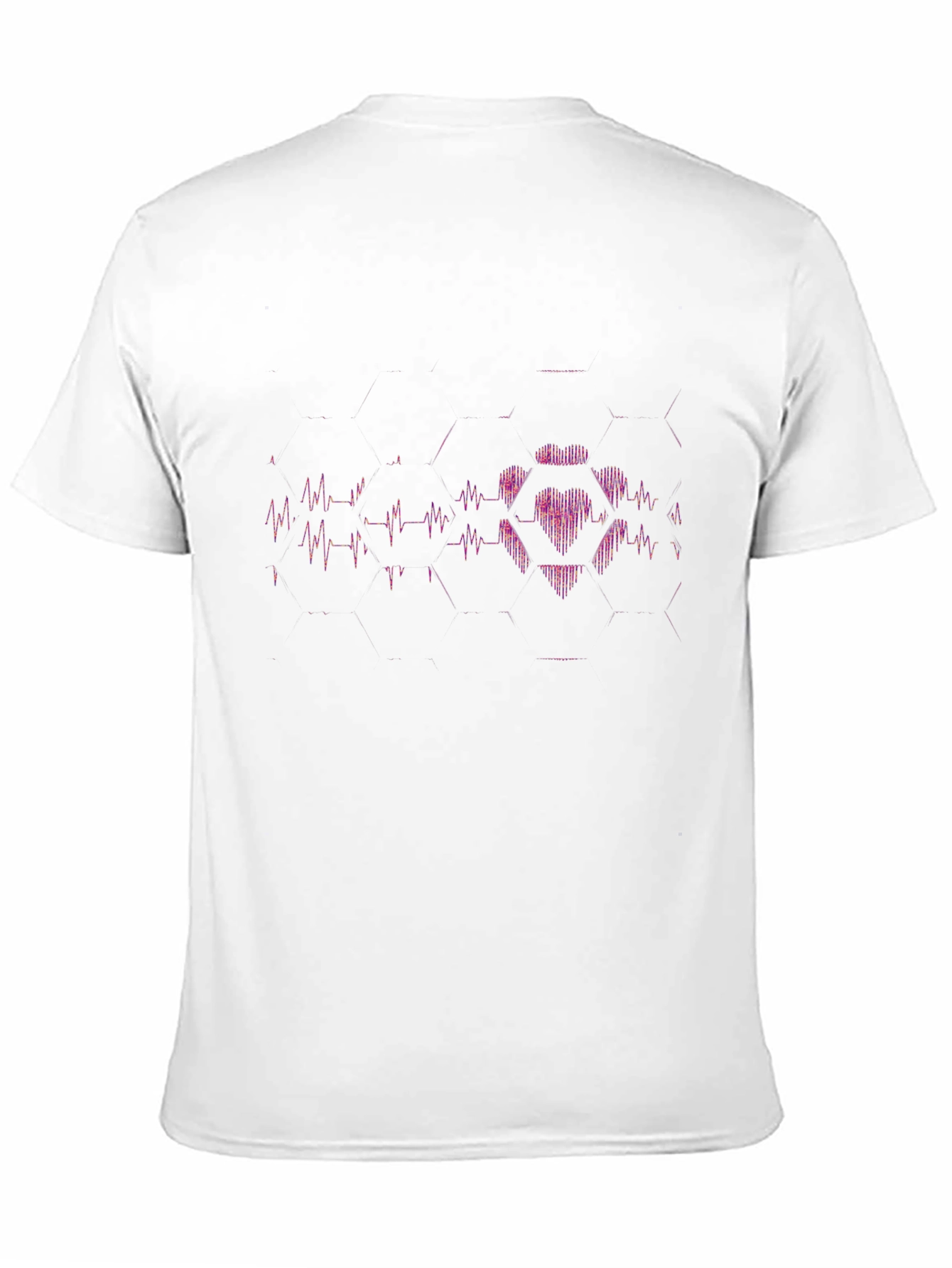 Heartbeat Hexagon Graphic Tee