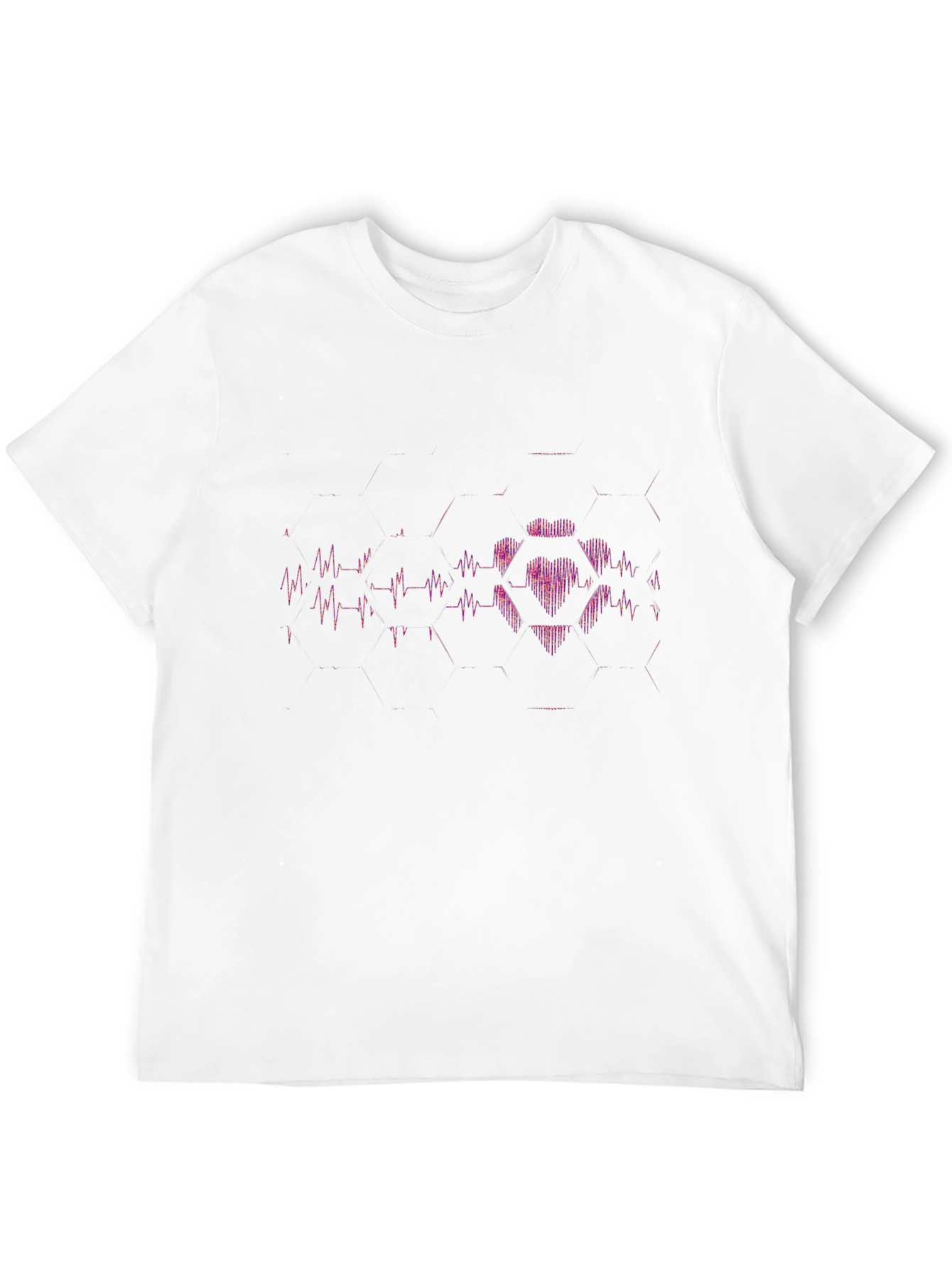 Heartbeat Hexagon Graphic Tee