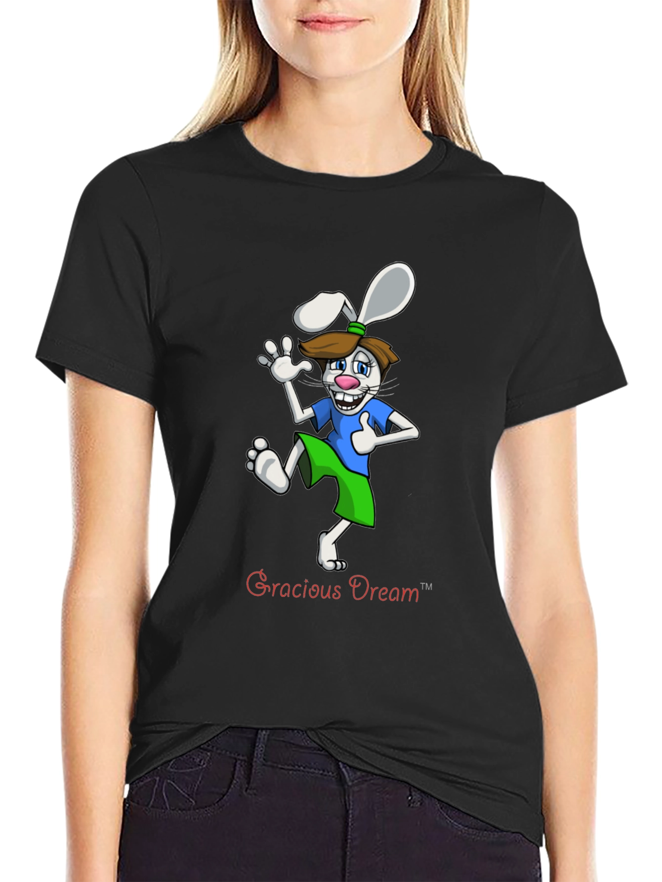Gracious Dream Black Graphic Tee