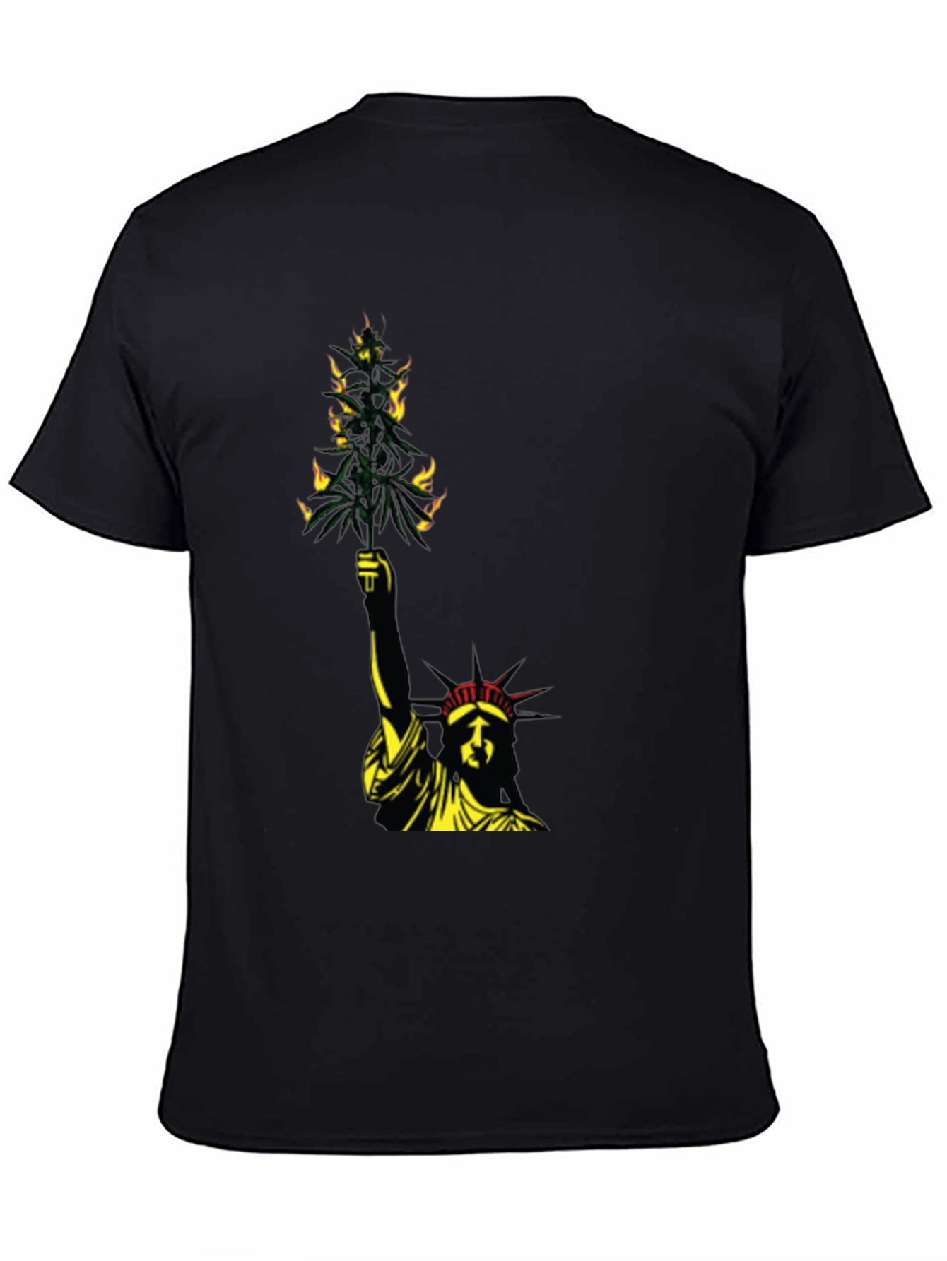 Liberty Blaze T-Shirt - Marijuana Design