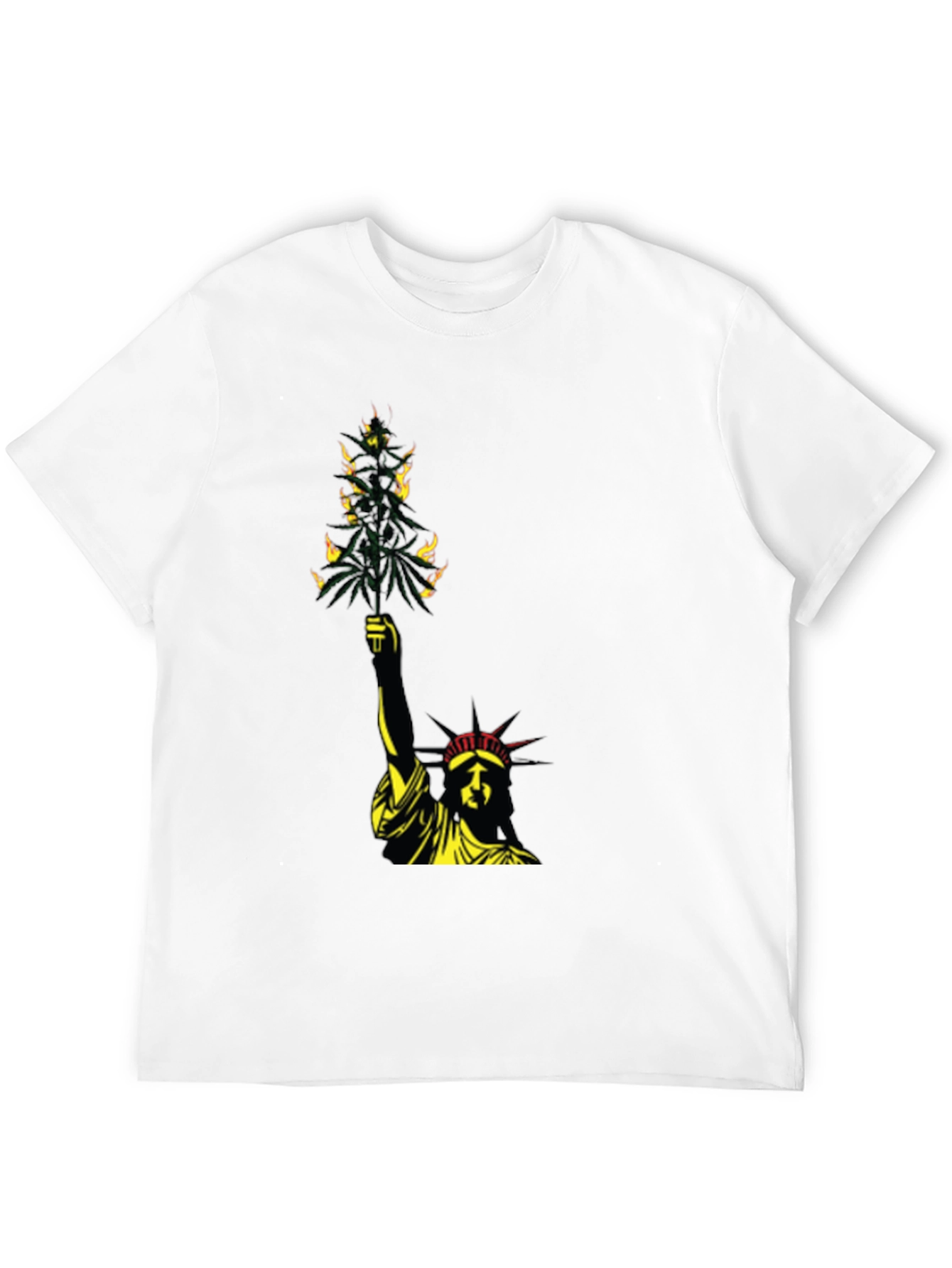 Liberty Blaze T-Shirt - Marijuana Design