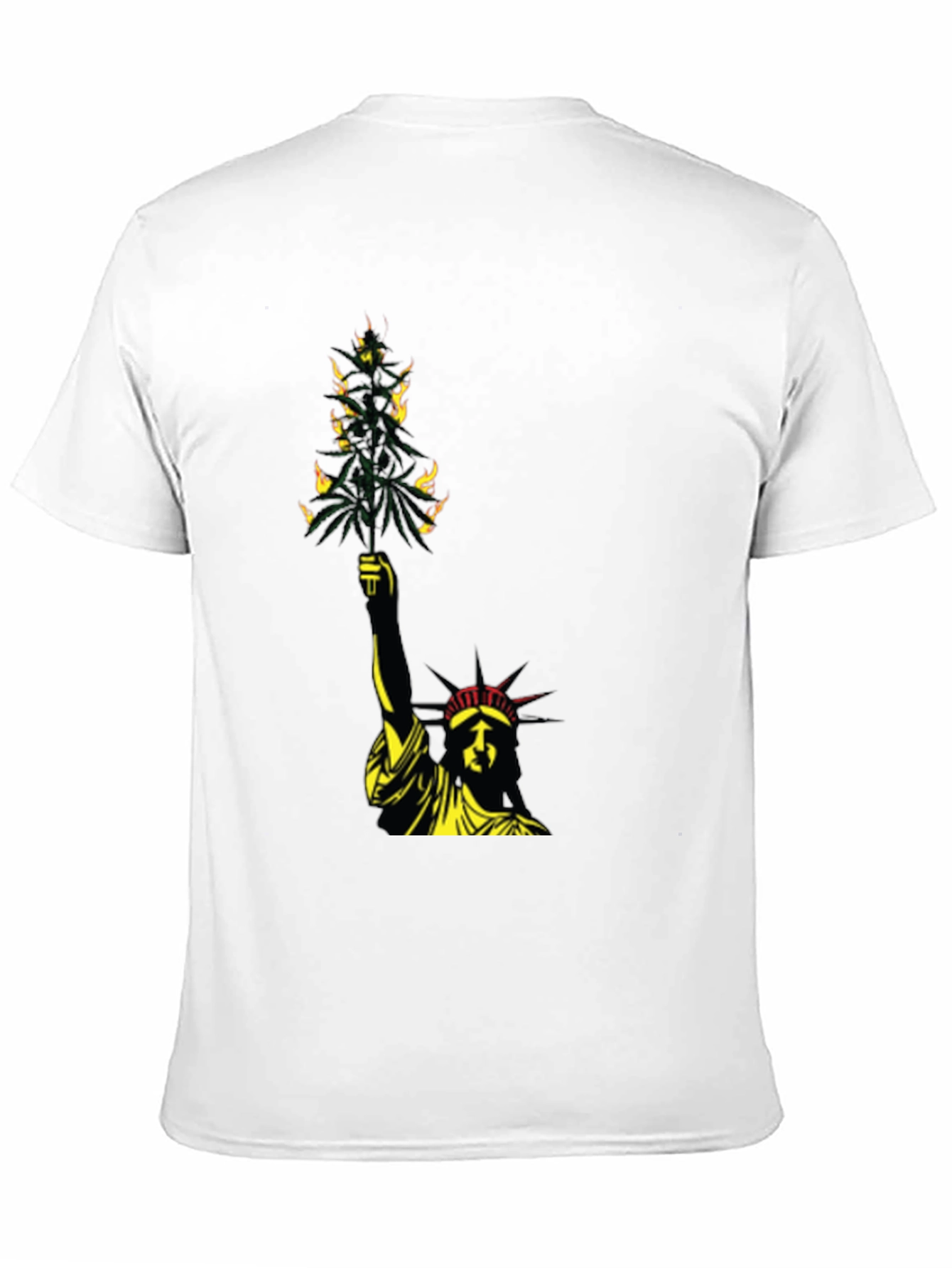 Liberty Blaze T-Shirt - Marijuana Design