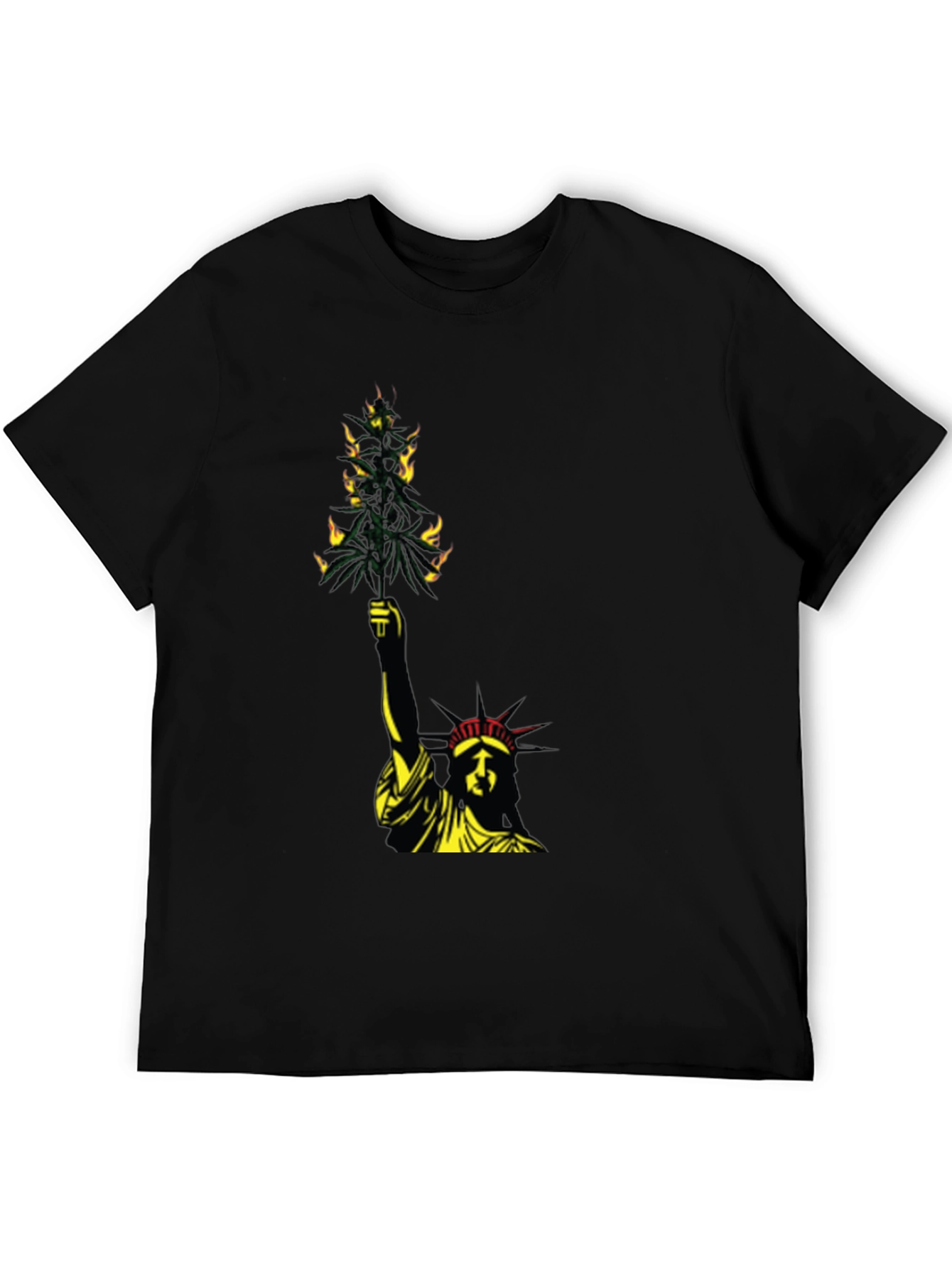 Liberty Blaze T-Shirt - Marijuana Design
