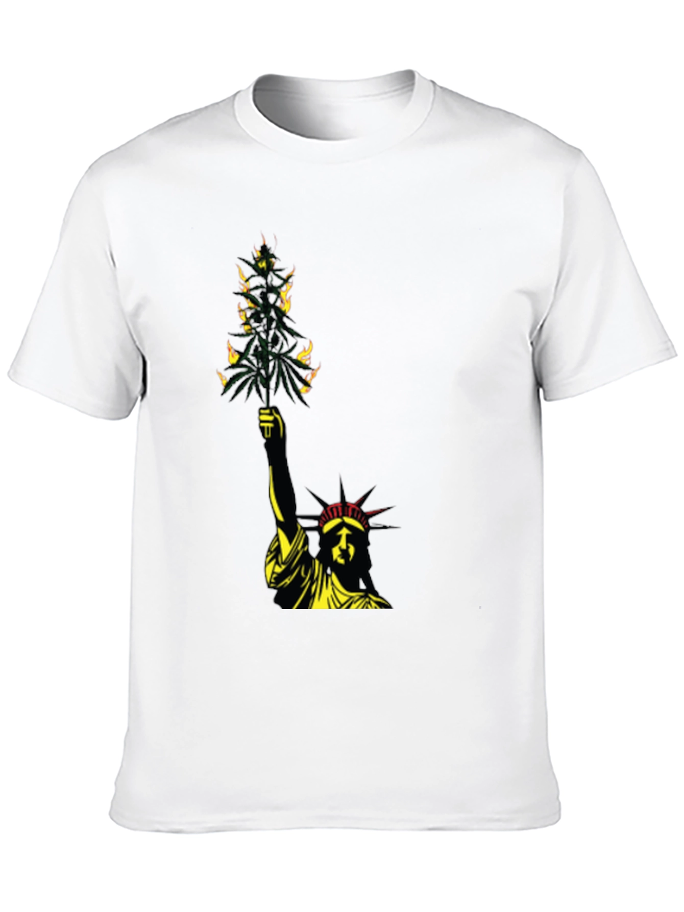 Liberty Blaze T-Shirt - Marijuana Design
