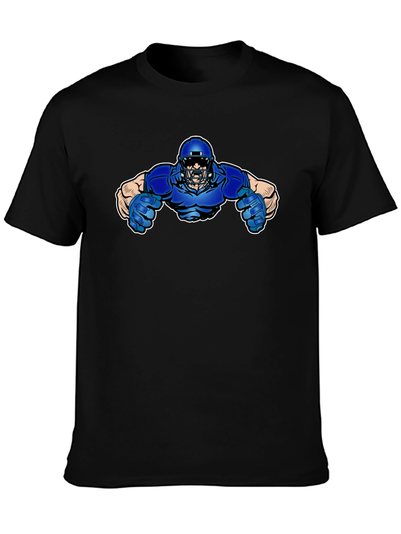 Football Player Graphic T-Shirt