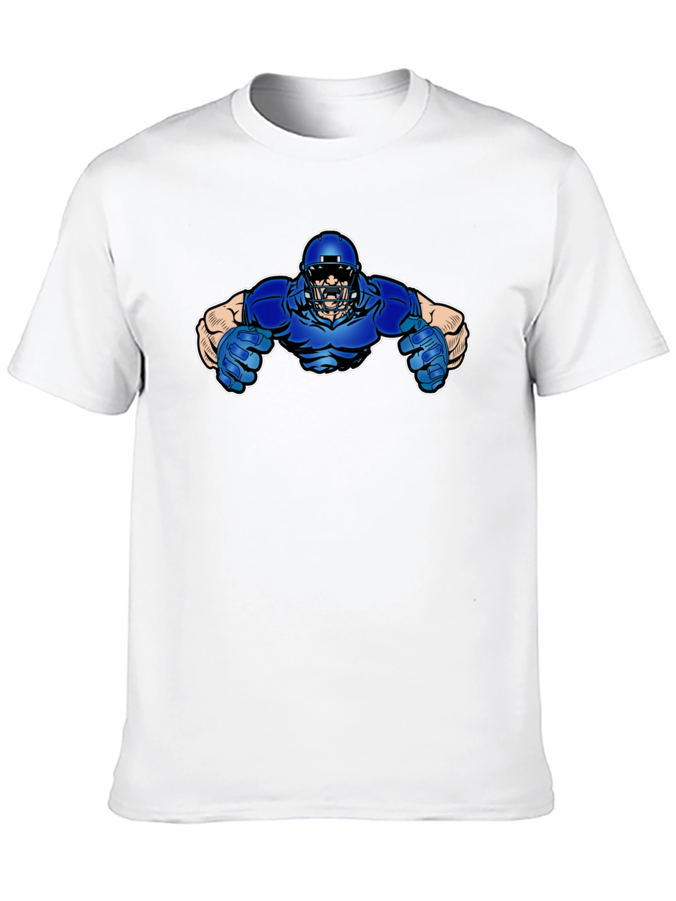 Football Player Graphic T-Shirt