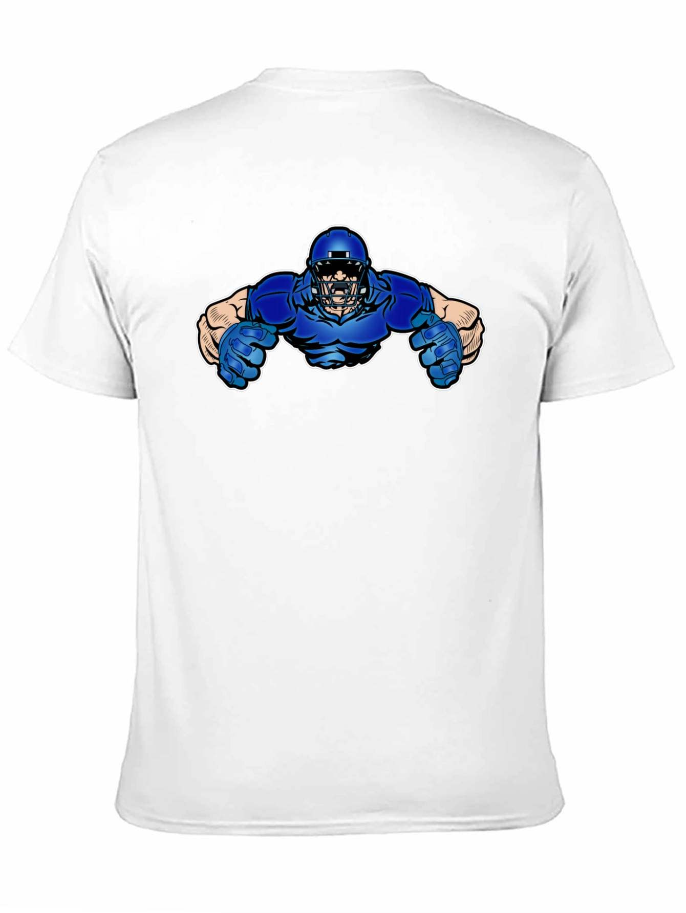 Football Player Graphic T-Shirt