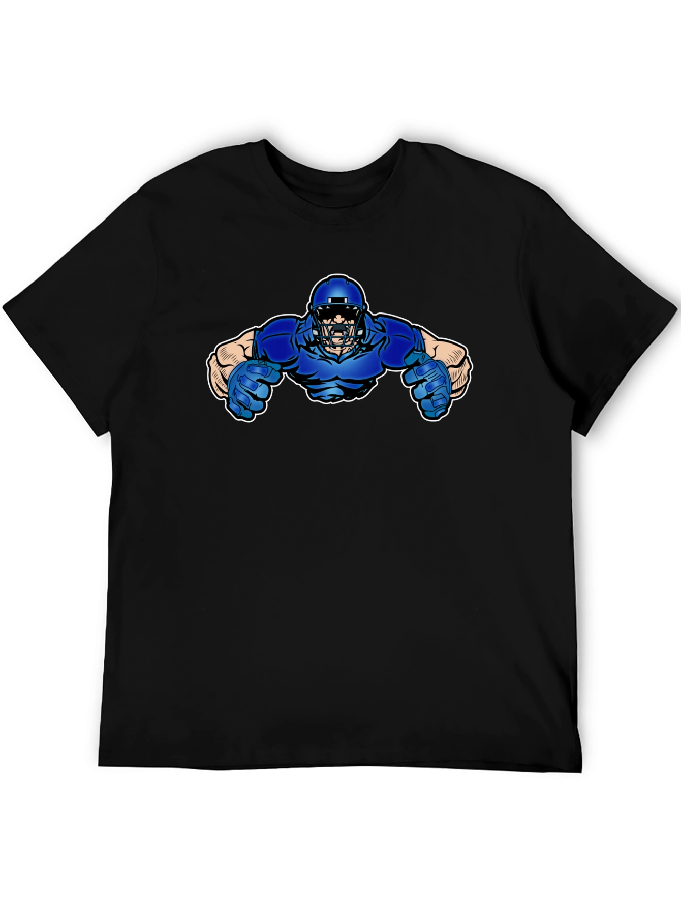 Football Player Graphic T-Shirt