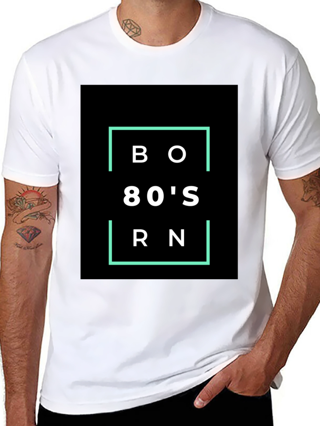 Born in the 80s T-Shirt - Retro Style