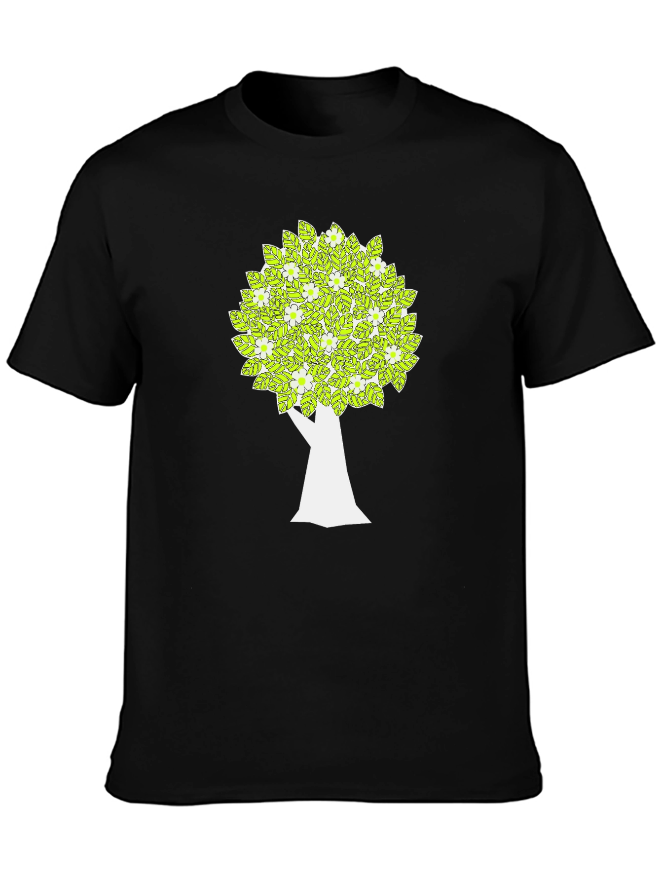 Tree Graphic Black T-Shirt