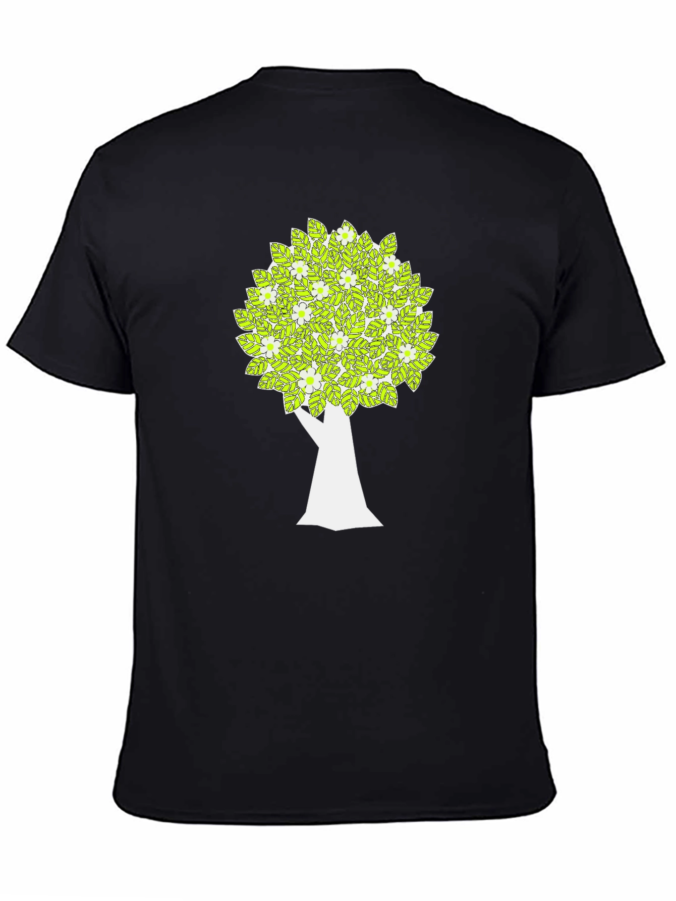Tree Graphic Black T-Shirt