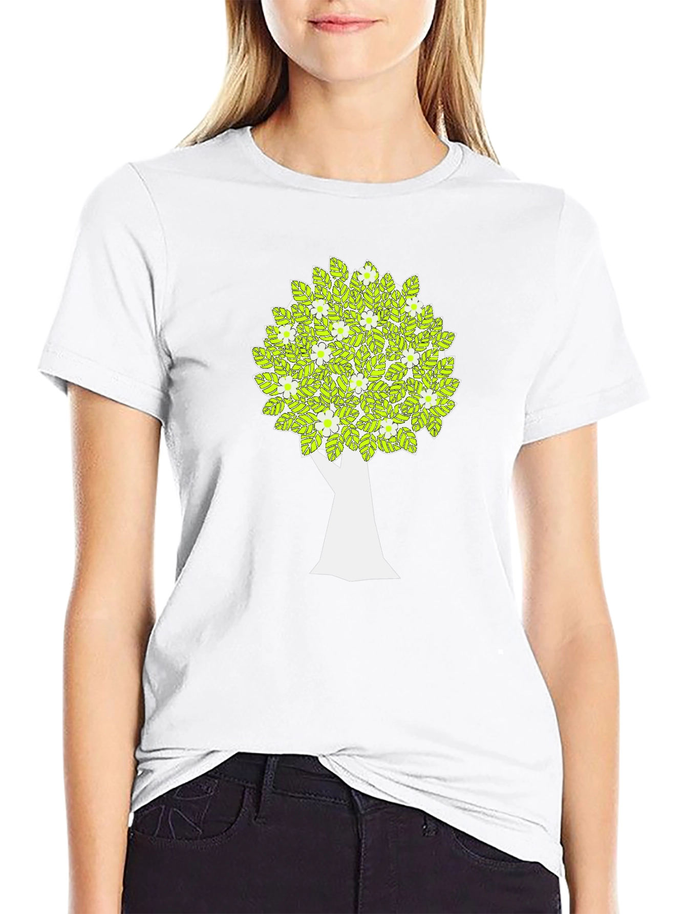 Tree Graphic Black T-Shirt