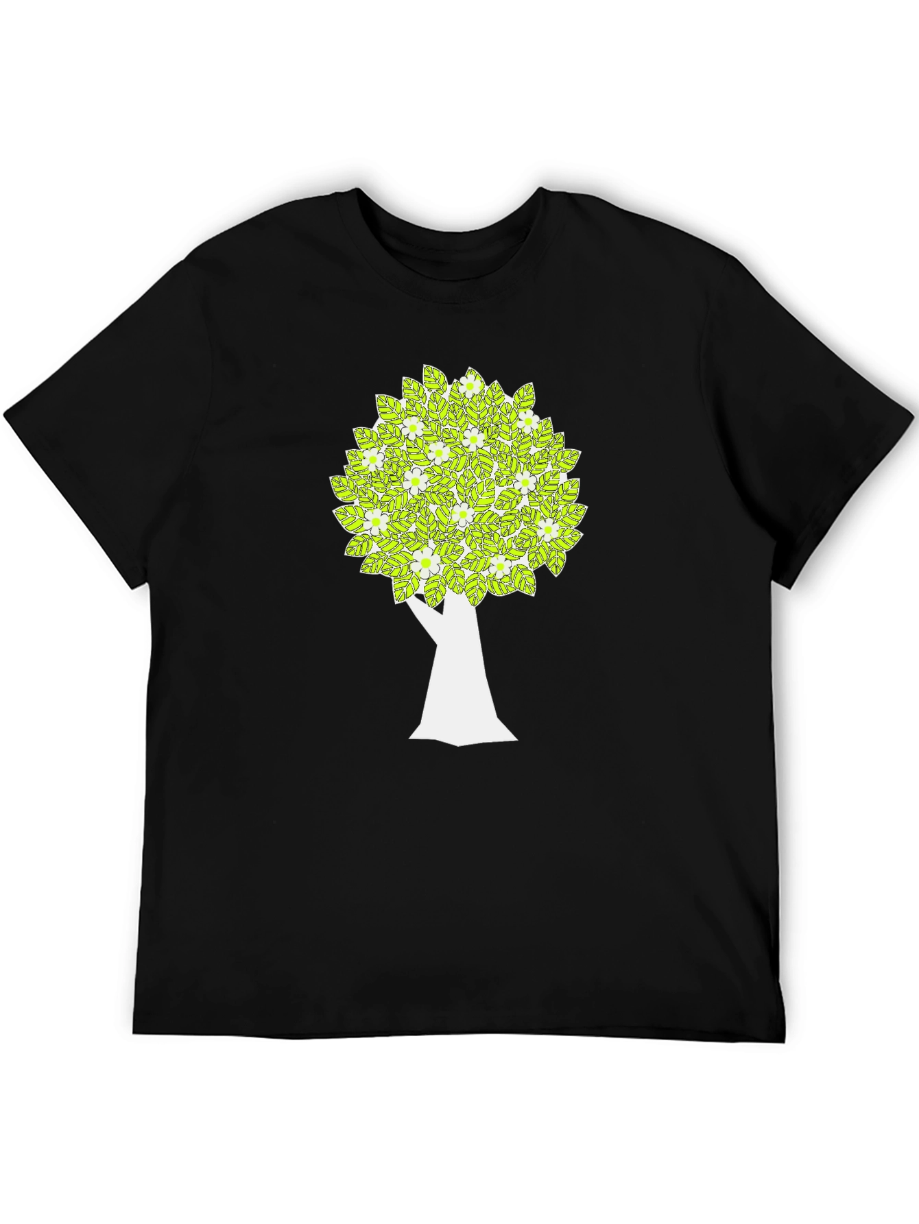Tree Graphic Black T-Shirt