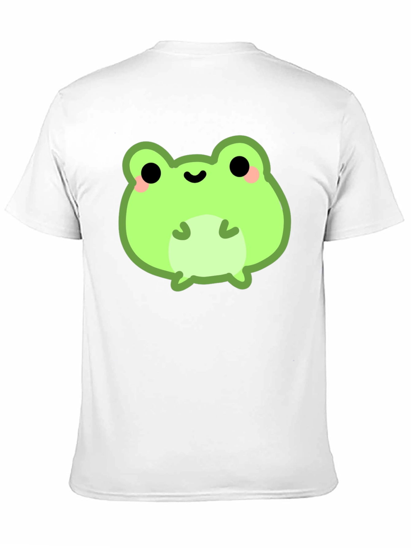 Cute Frog Graphic Tee - Black Cotton Shirt