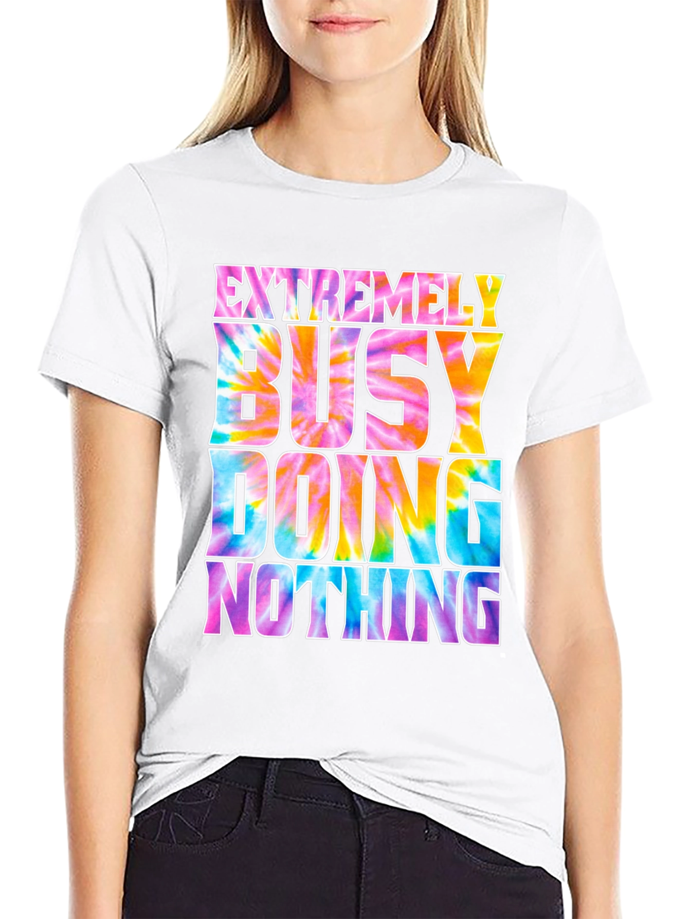 Extremely Busy Doing Nothing Graphic Tee