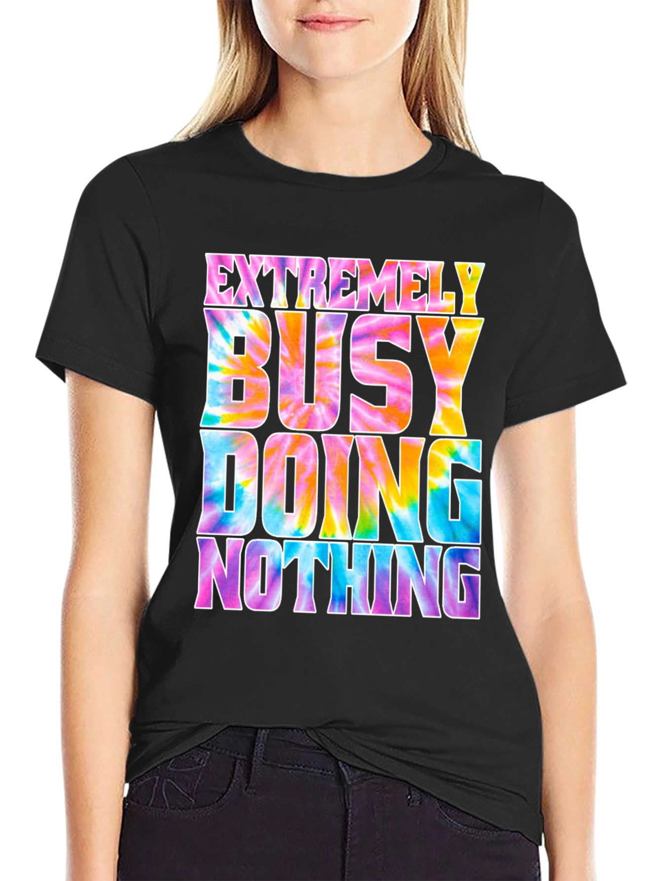 Extremely Busy Doing Nothing Graphic Tee
