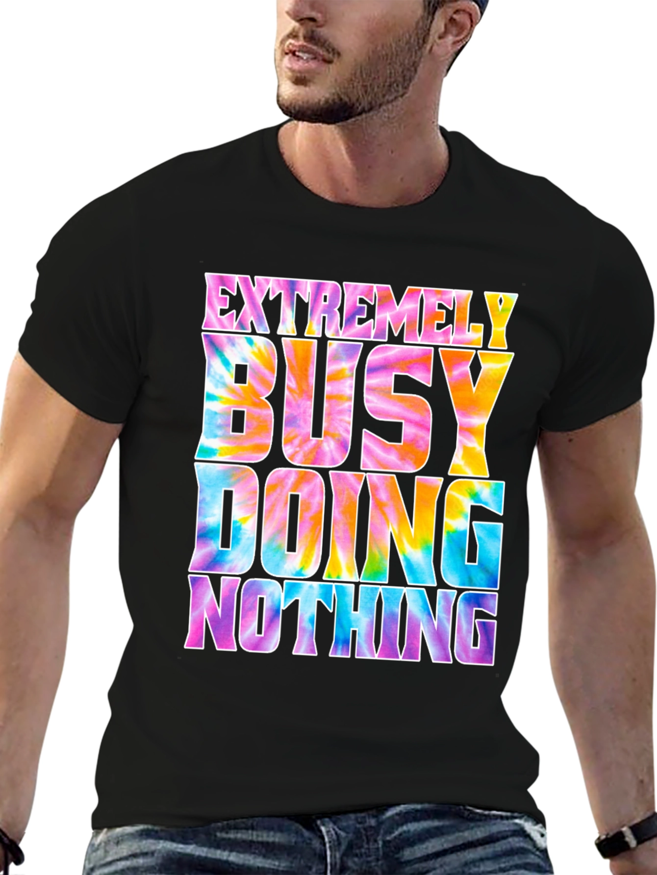 Extremely Busy Doing Nothing Graphic Tee