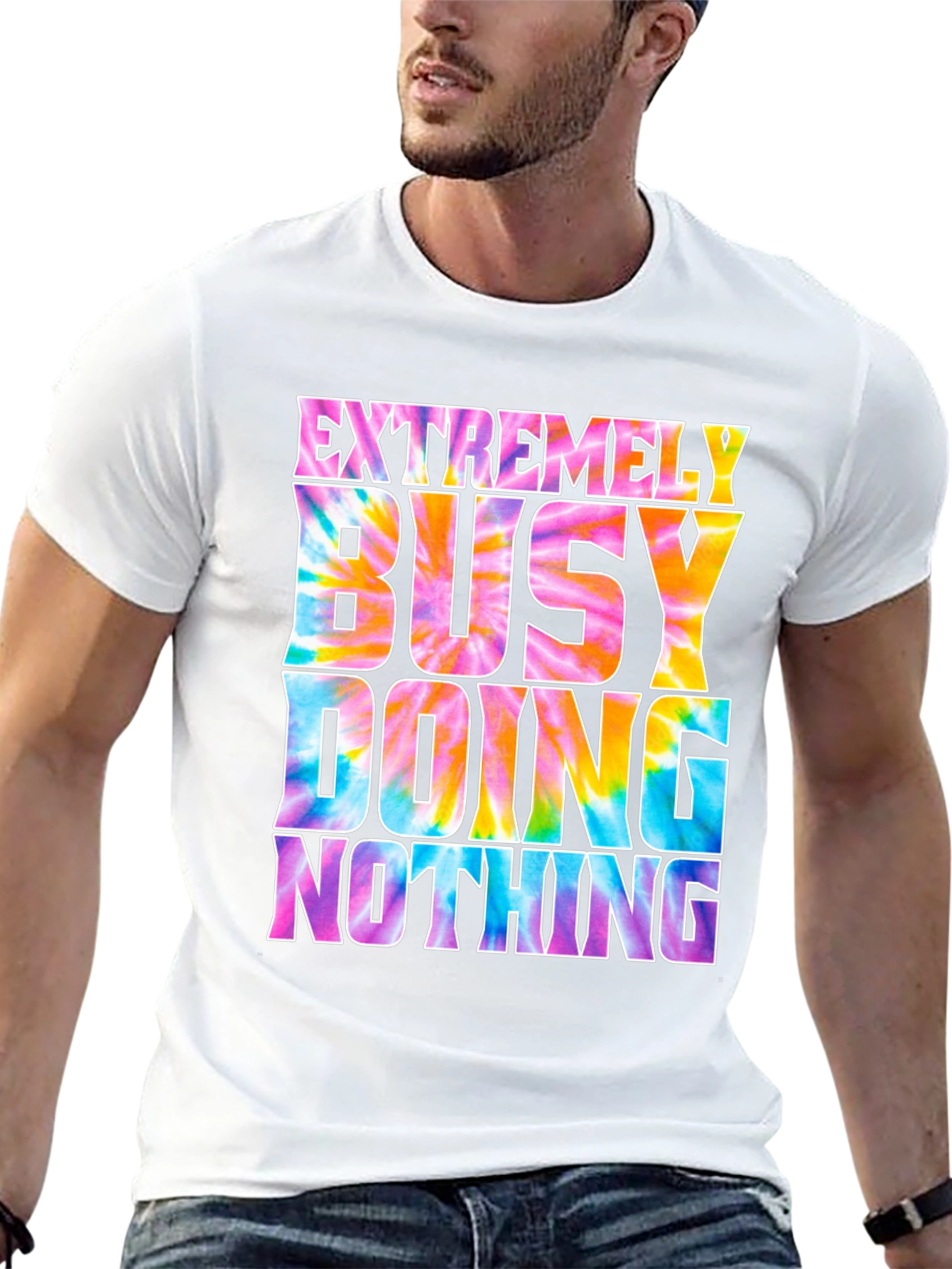 Extremely Busy Doing Nothing Graphic Tee