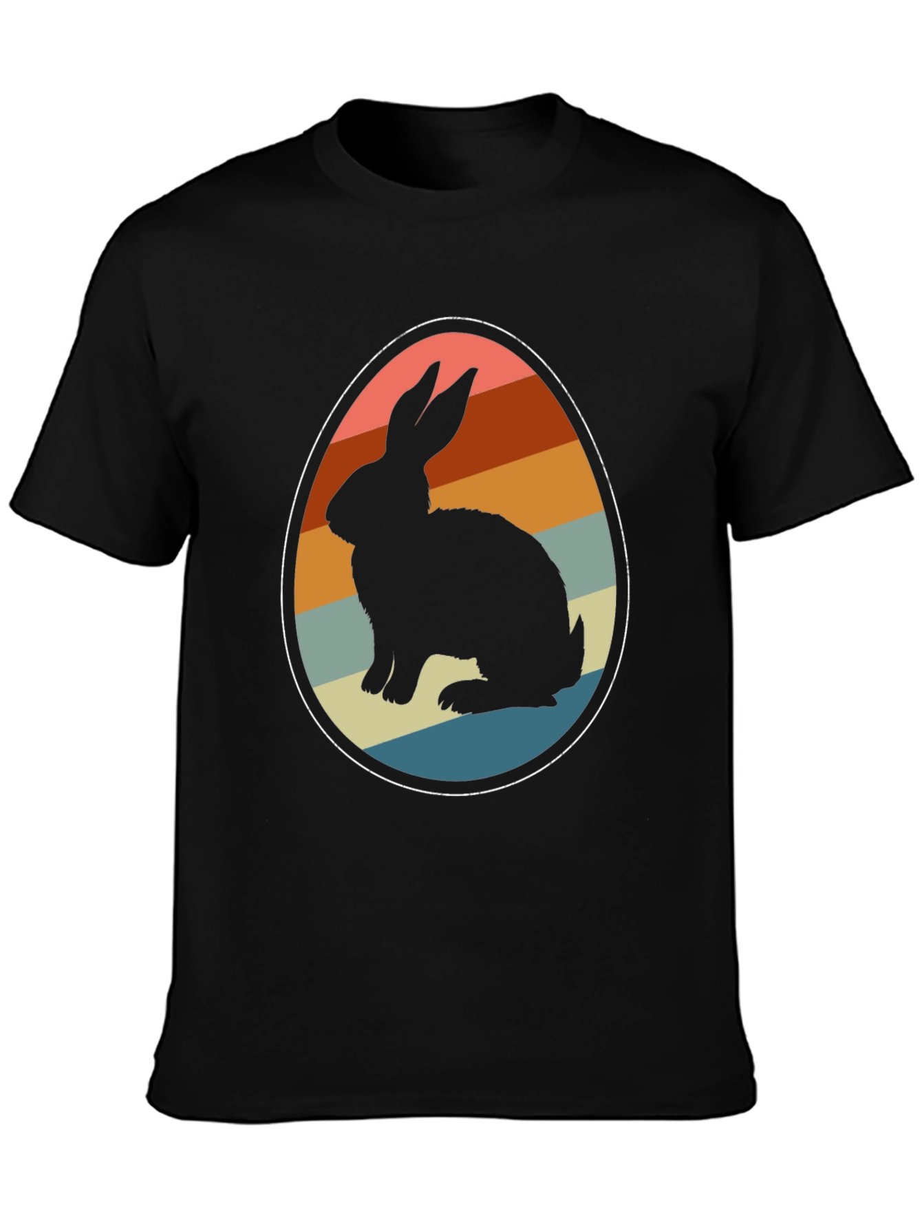 Retro Easter Bunny Egg T-Shirt