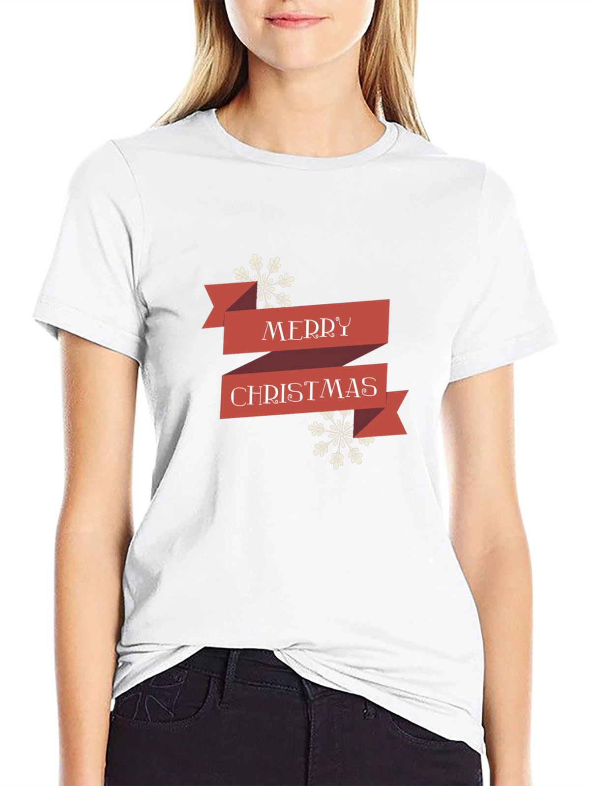 Festive Merry Christmas Graphic Tee - Holiday Style