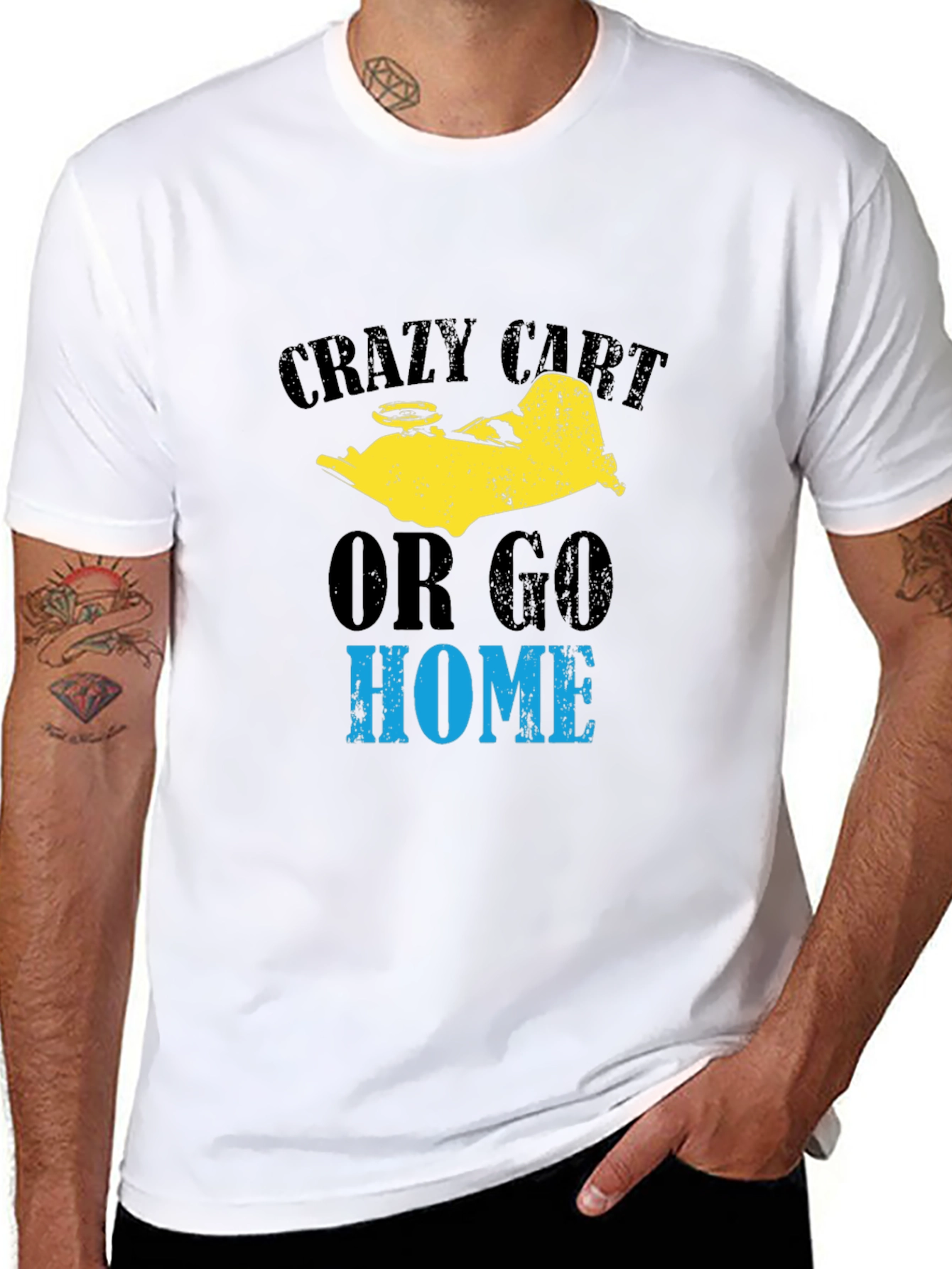 Crazy Cart or Go Home Tee