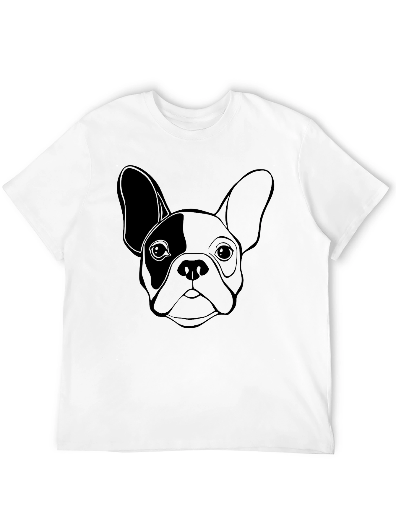 French Bulldog Graphic Tee - Black
