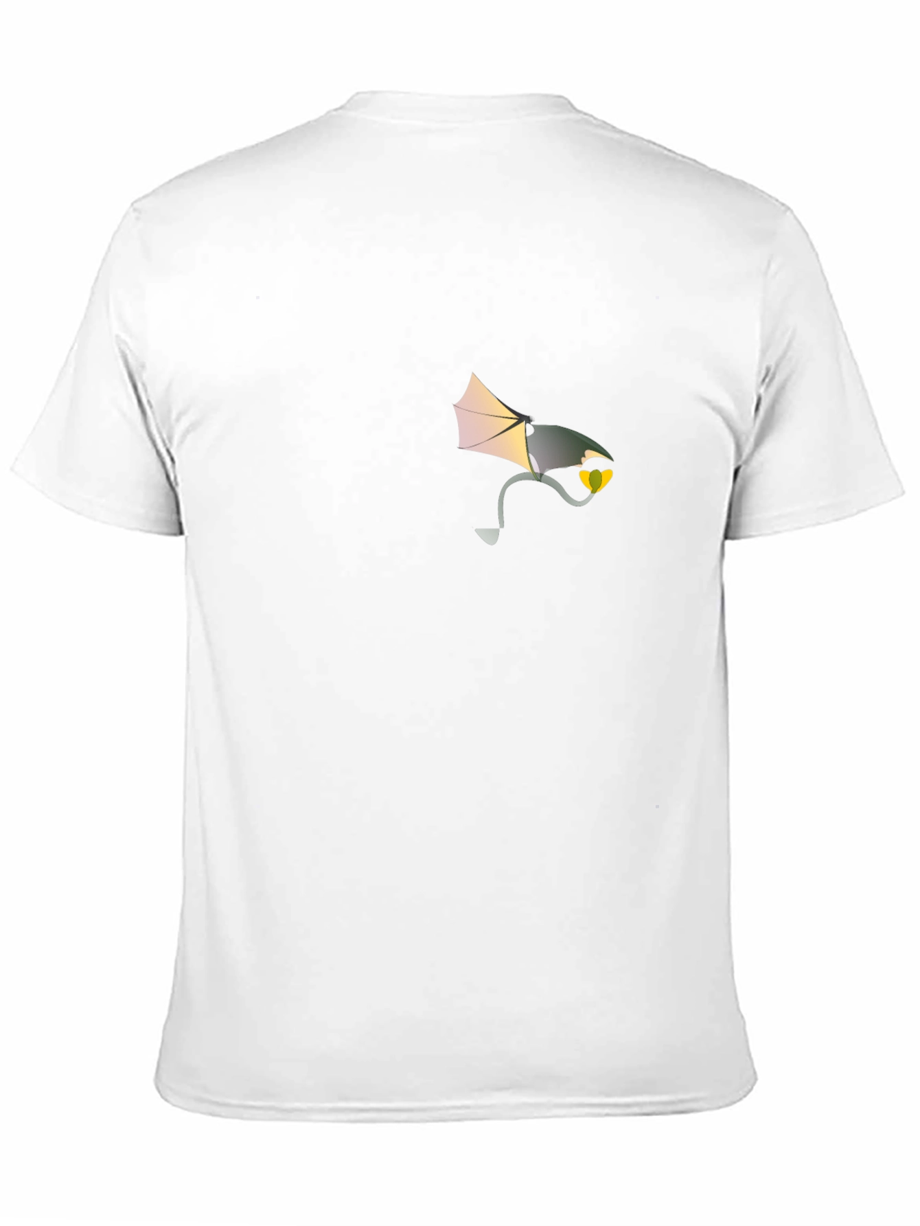 Mens Black Graphic Tee - Dragon Lantern