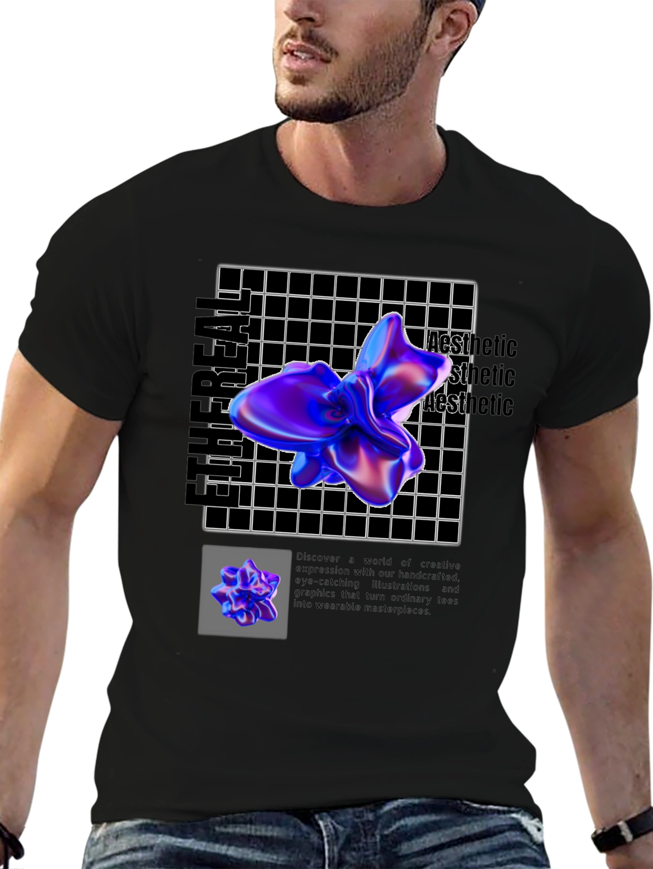 Abstract Aesthetic Design T-Shirt