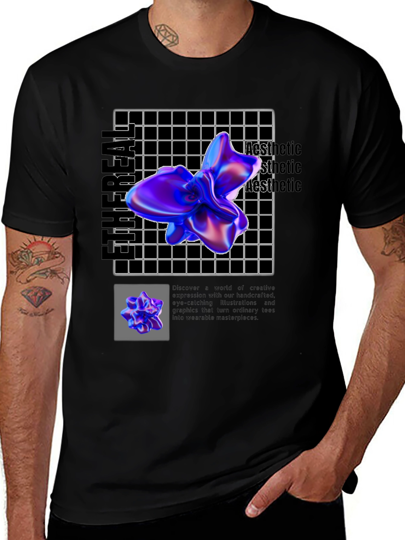 Abstract Aesthetic Design T-Shirt