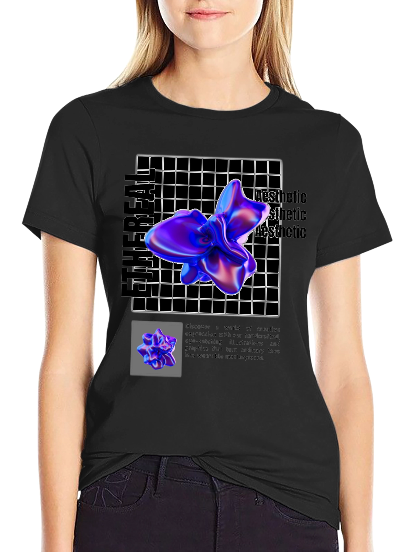 Abstract Aesthetic Design T-Shirt