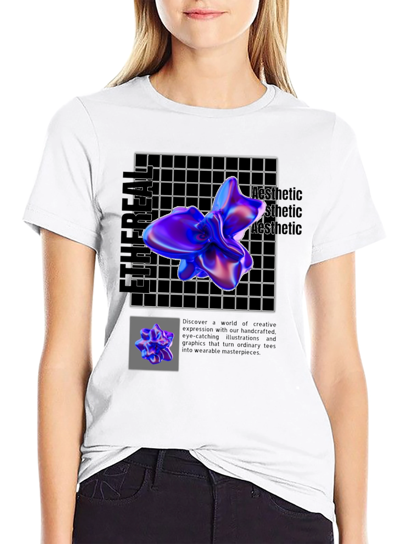 Abstract Aesthetic Design T-Shirt