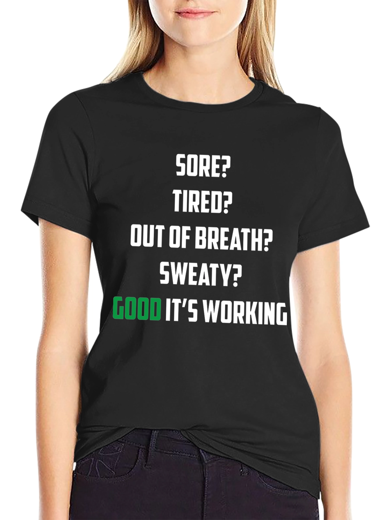 Sore Tired Sweaty Gym Workout T-Shirt